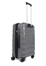 Βαλίτσα Seagull Polypropylene μεσαία γκρι SG180-M-GREY 62cm με επέκταση - Image 3
