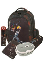 SET POLO με σακίδιο πολυθεσιακό Polo PEAK BASKET με ίδια κασετίνα , παγούρι-θερμός , δοχείο φαγητού-θερμός και τετράδιο σπιράλ (τυχαίας επιλογής) S-046-8282-5