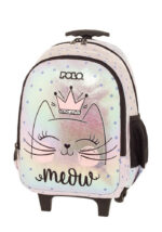 SET POLO με τσάντα νηπιαγωγείου TROLLEY CAT με ίδιο τσαντάκι φαγητού ισοθερμικό S051-8300-2 - Image 2
