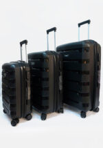 ΣΕΤ 3/τεμ βαλίτσες σκληρές 4 ρόδες Diplomat Seagull Polypropylene SG-180-S-M-L-BLACK ( Small+Medium+Large 51x35x20cm+64x40x25/30cm+74x46x30/35cm) μαύρο - Image 5