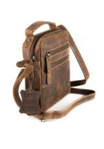 Δερμάτινη τσάντα ώμου Fetiche Leather SAK-1788-Hunter - Image 2