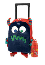 SET POLO με τσάντα νηπιαγωγείου TROLLEY JUNIOR MONSTER και ίδιο παγουράκι S041-8231