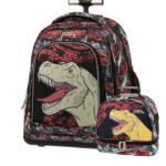 SET POLO με Trolley Rolling  Dinosaur με τσαντάκι φαγητού  S-016-8185-2
