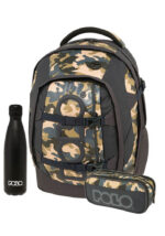 POLO set με σακίδιο CRYPTIC πολυθεσιακό με ίδια κασετίνα τριπλή και παγούρι-θερμός (τυχαίας επιλογής) S001-8310-3