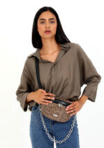 Τσαντάκι μέσης/στήθους μωβ DOCA 21127 - Image 4