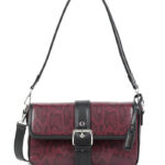 Τσάντα ώμου/χιαστί μωβ DOCA 21129