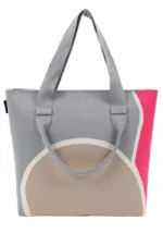 Τσάντα θαλάσσης γκρι DOCA 22376