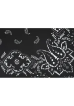 Φουλάρι μαύρο-άσπρο DOCA 29260 - Image 2