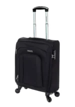 Diplomat ZC444-BL Βαλίτσα Καμπίνας 55cm με 4 ρόδες σε Μαύρο χρώμα