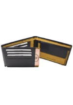 COZY δερμάτινο πορτοφόλι ανδρικό δίχρωμο ταυτότητας 4023-2C-5 Μπλε-Κάμελ - Image 2