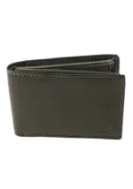 COZY Πορτοφόλι Ανδρικό Δίχρωμο  627-2C-4 Μαύρο-Πράσινο