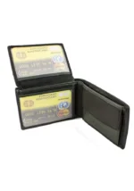 COZY Πορτοφόλι Ανδρικό Δίχρωμο  627-2C-4 Μαύρο-Πράσινο - Image 2