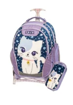 SET POLO με αποσπώμενο σακίδιο Trolley Base Free REEL SPACE CAT με ίδια κασετίνα 2 θέσεων S-054-8348-2