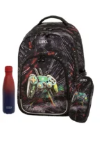SET POLO με σακίδιο πολυθεσιακό GROWLY GAMING με ίδια κασετίνα και παγούρι θερμός (τυχαίας επιλογής) S-058-8358-3P