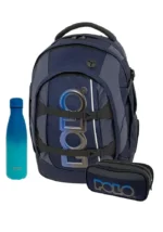 POLO set με σακίδιο CRYPTIC πολυθεσιακό με ίδια κασετίνα τριπλή και παγούρι-θερμός (τυχαίας επιλογής) S-001-5000-3