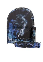 SET POLO ORIGINAL DOUBLE 2 θέσεων με κασετίνα βαρελάκι με πορτοφολάκι S-202-8342-2