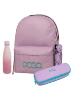 SET POLO ORIGINAL DOUBLE 2 θέσεων με κασετίνα διπλή και μπουκάλι -θερμός S-235-4558-3P